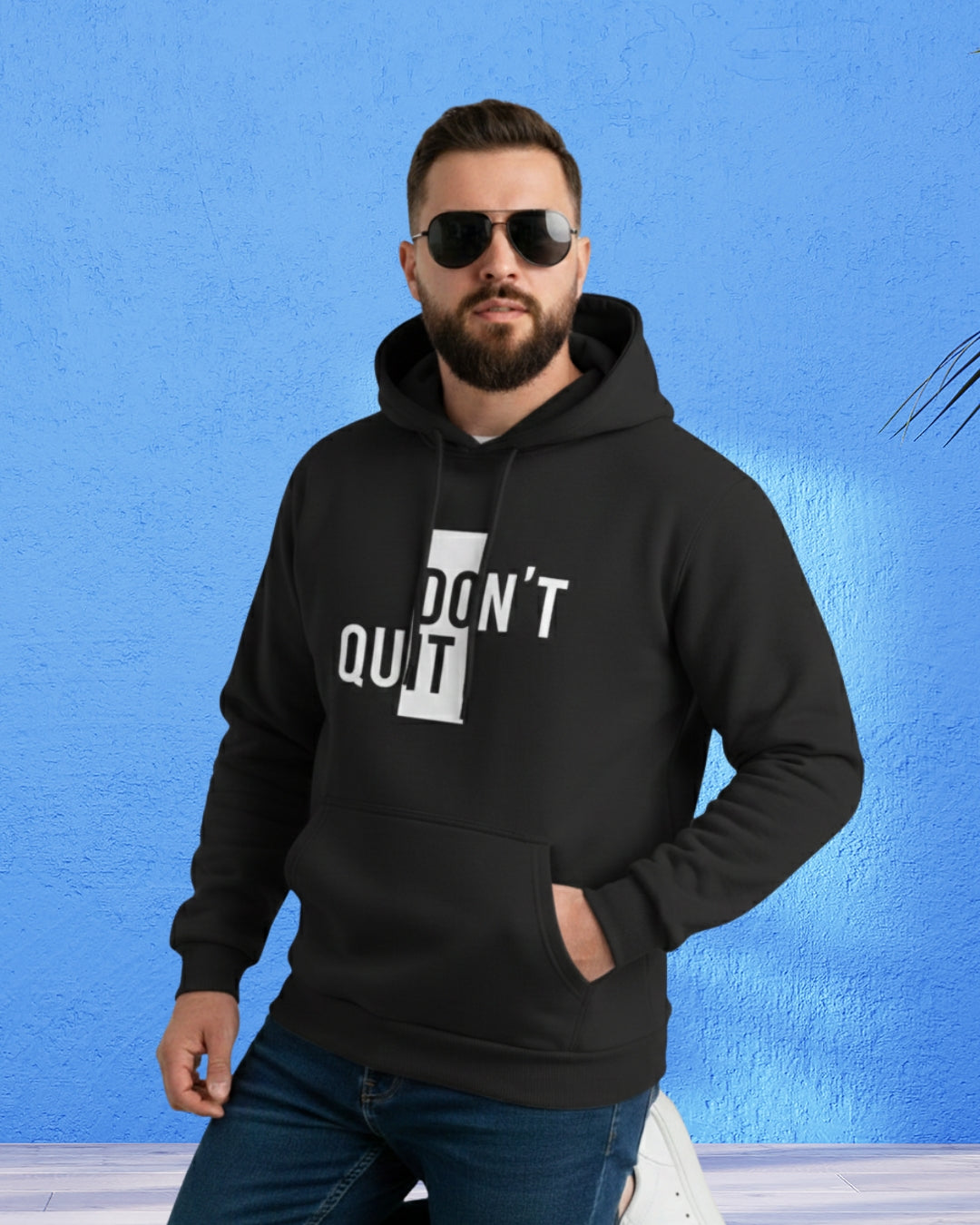 Men’s Printed Hoodie – Premium Cotton Blend Hooded Sweatshirt